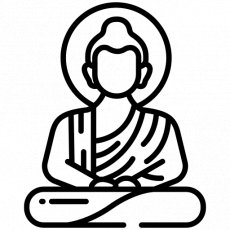 Buddha resin