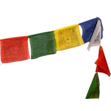 TIBVLA10 Tibetan prayer flags  10cm